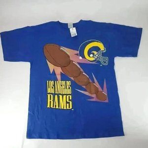 Vintage Los Angeles Rams Competitor NFL Graphic T-Shirt Mens Large NWT 1994 LA